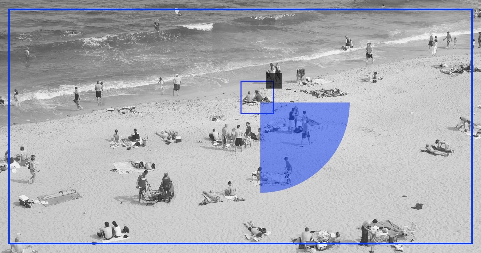 Control de aforo en playas mediante inteligencia artificial (AI)